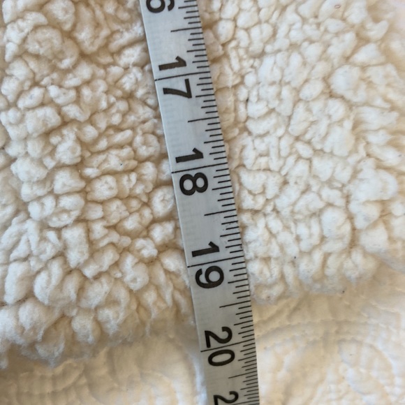 a.n.a. Teddy Bear Vest With Knitted Back, Size PS - Picture 8 of 10